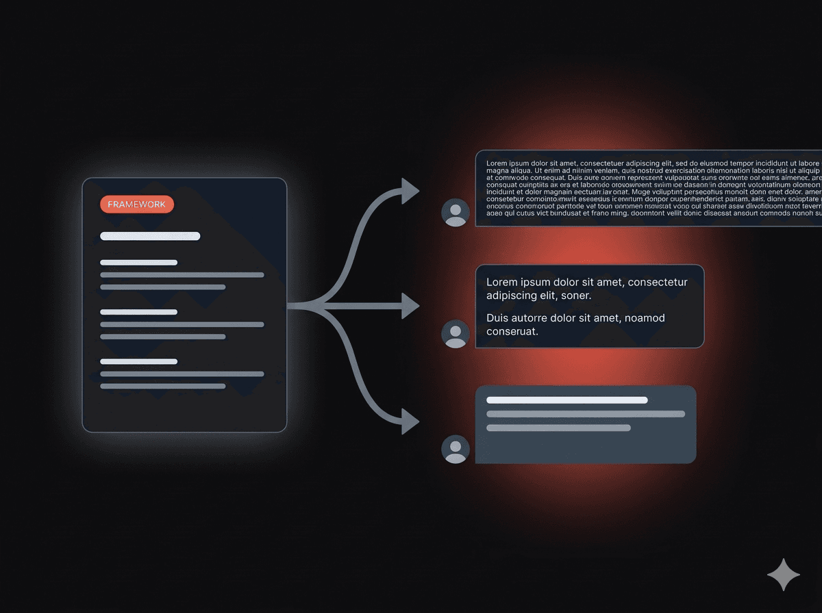 Messaging framework configured in the Vidgram console